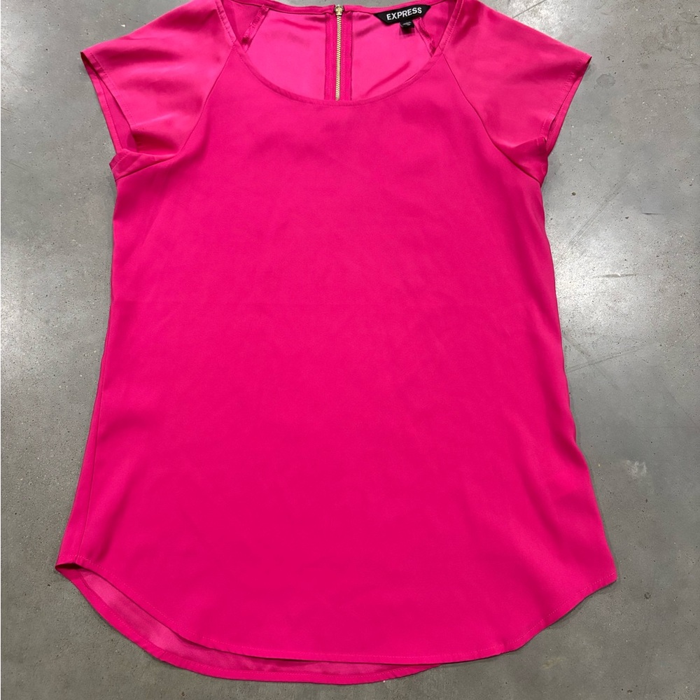 Express Women's Vibrant Pink Blouse